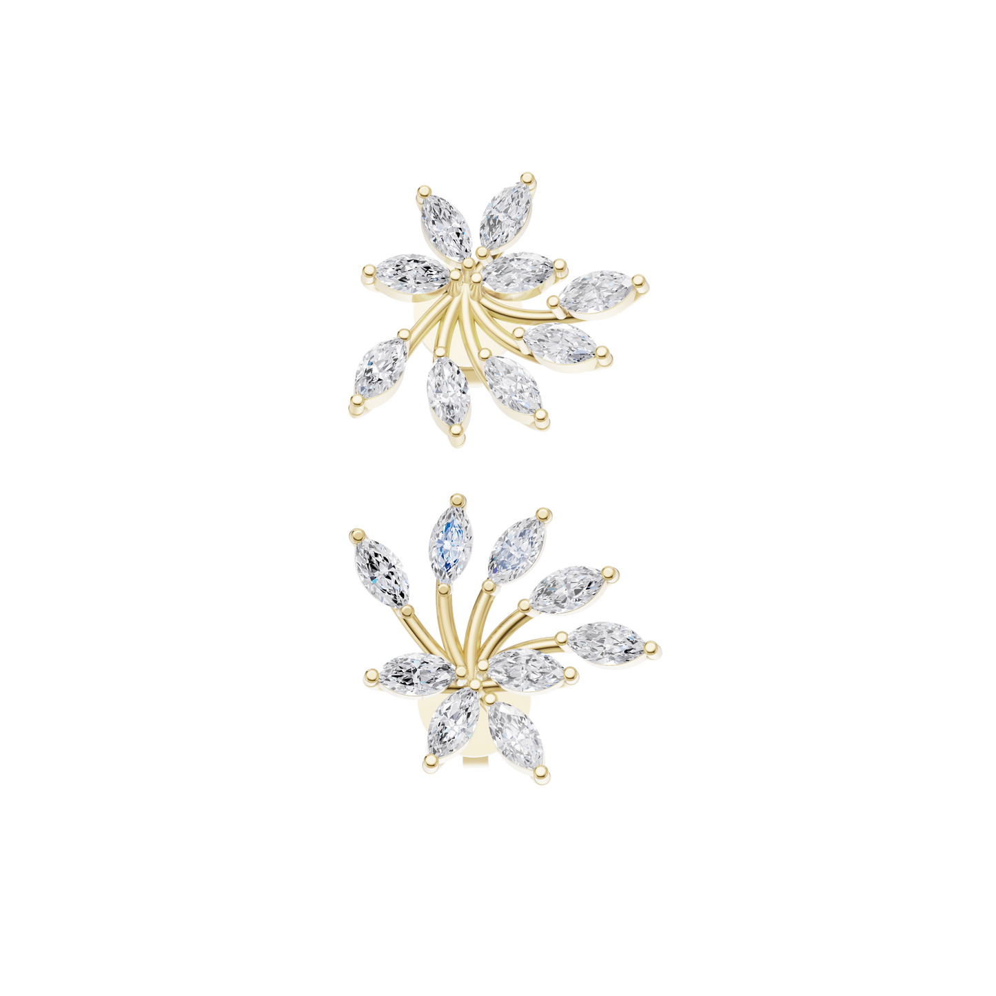 Poppy Elegance Diamond Earrings