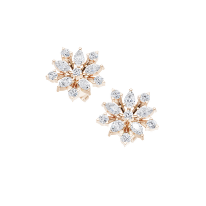 Charm Bloom Diamond Earrings