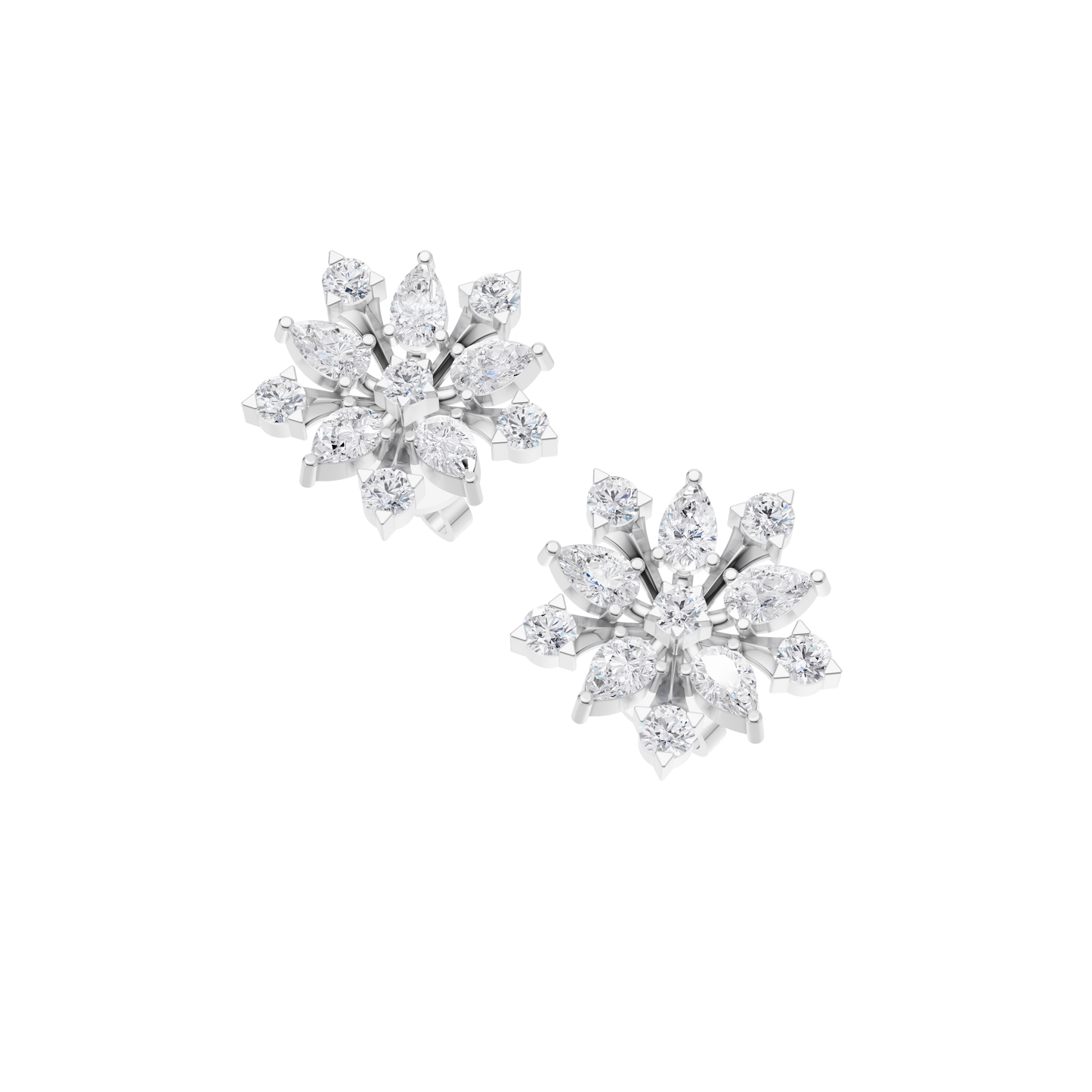 Charm Bloom Diamond Earrings