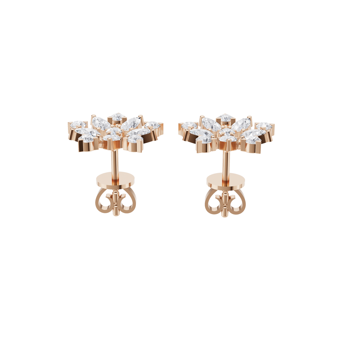 Charm Bloom Diamond Earrings