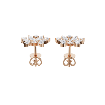 Charm Bloom Diamond Earrings