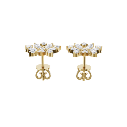 Charm Bloom Diamond Earrings