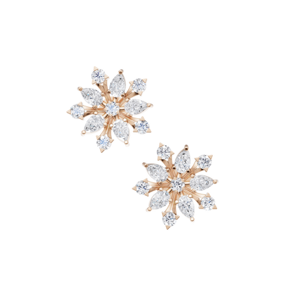 Charm Bloom Diamond Earrings