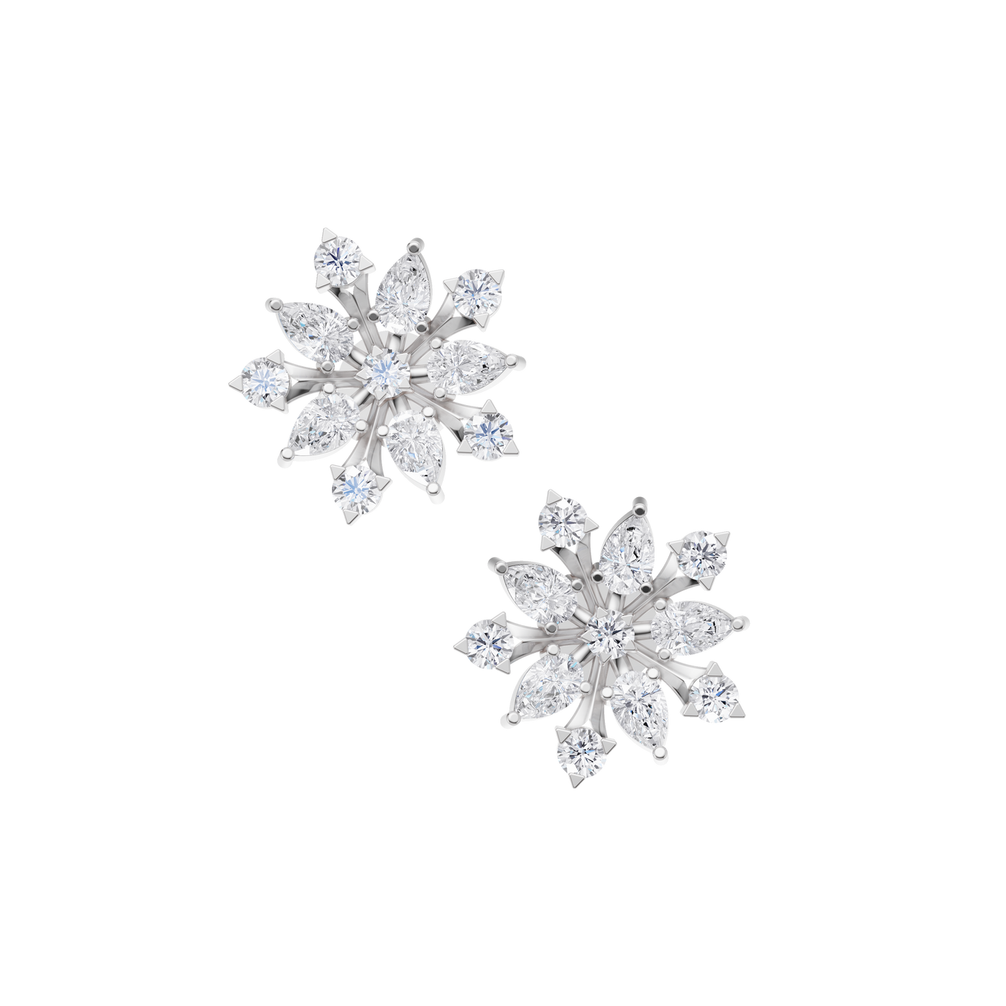 Charm Bloom Diamond Earrings