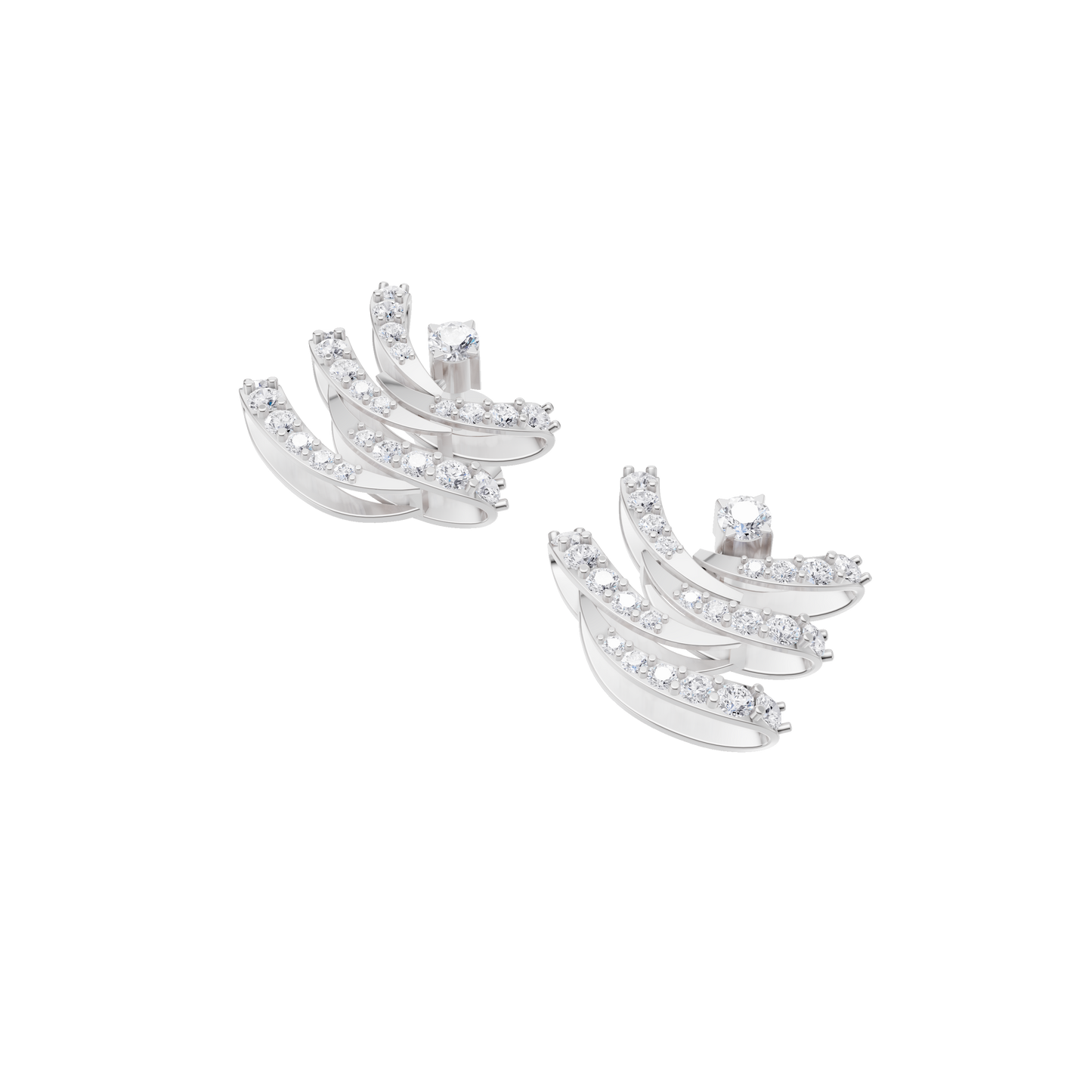 Aster Aura Diamond Earrings