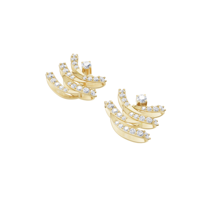 Aster Aura Diamond Earrings