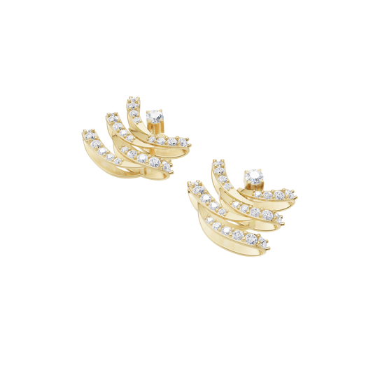 Aster Aura Diamond Earrings