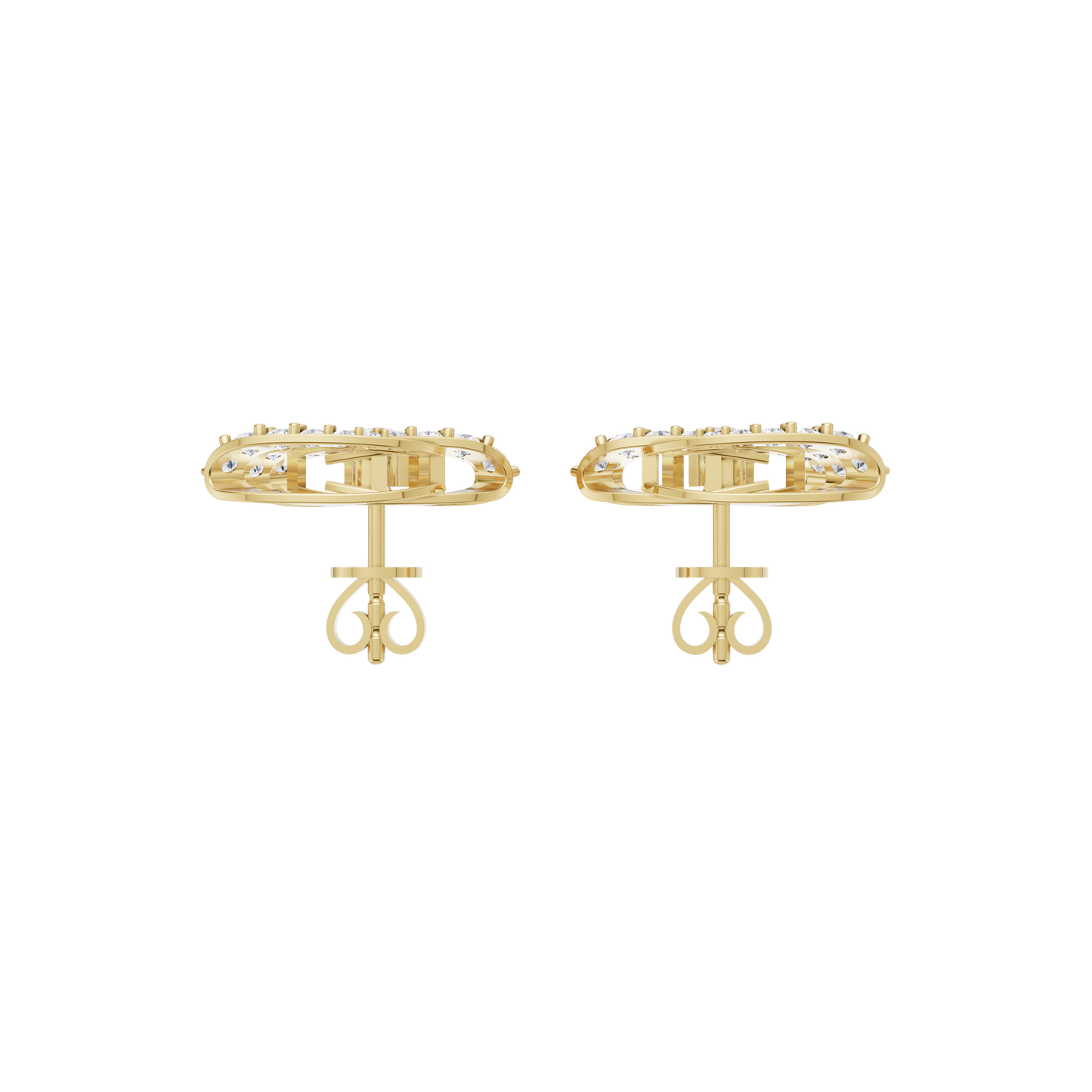 Aster Aura Diamond Earrings