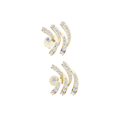 Aster Aura Diamond Earrings