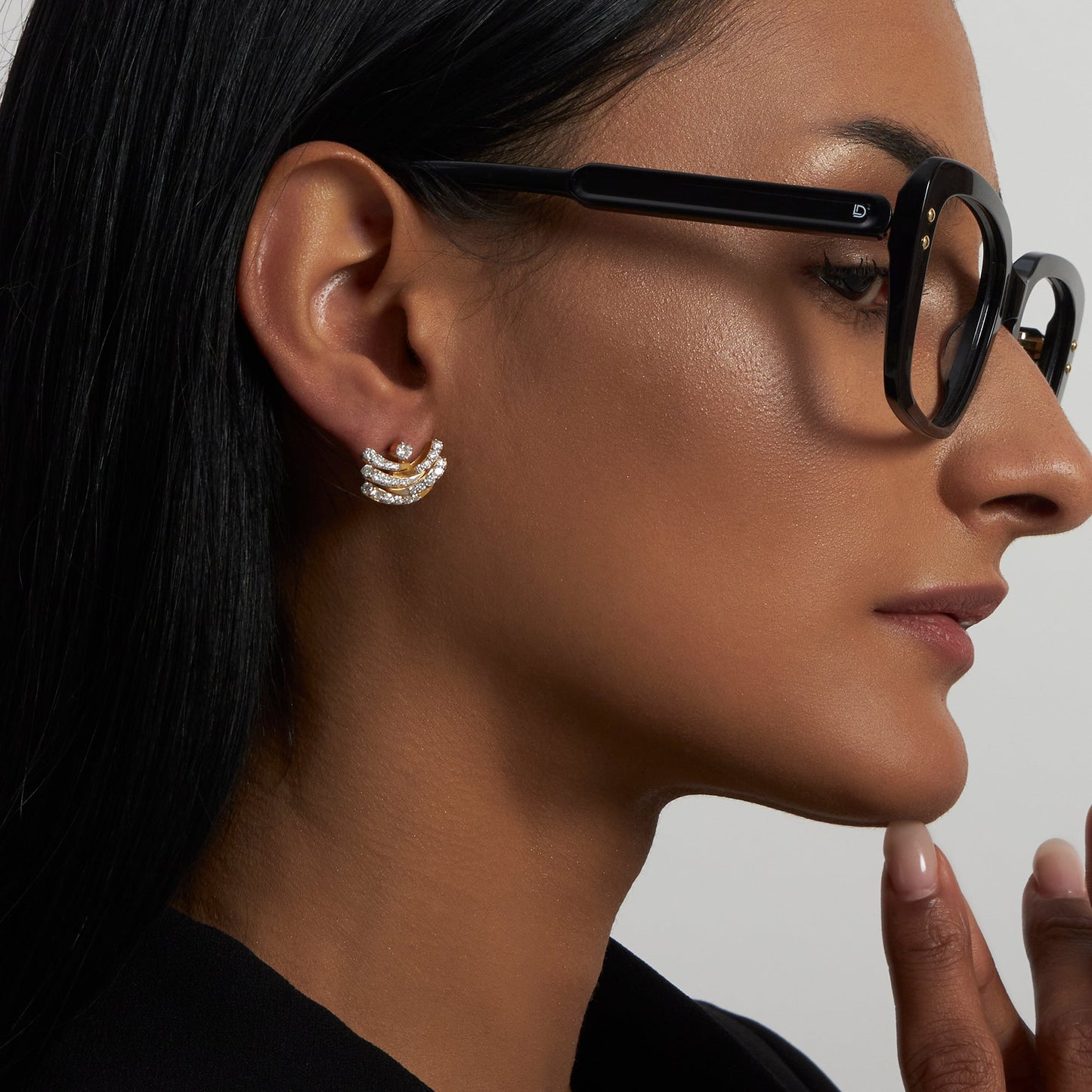 Aster Aura Diamond Earrings