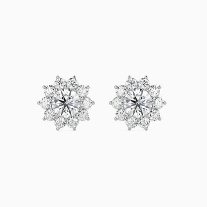 Starlit Garden Solitaire Earrings
