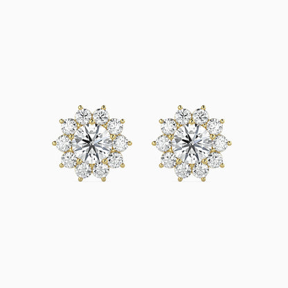 Starlit Garden Solitaire Earrings