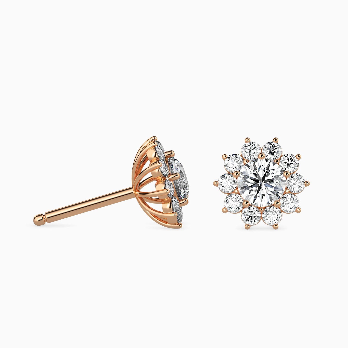 Starlit Garden Solitaire Earrings