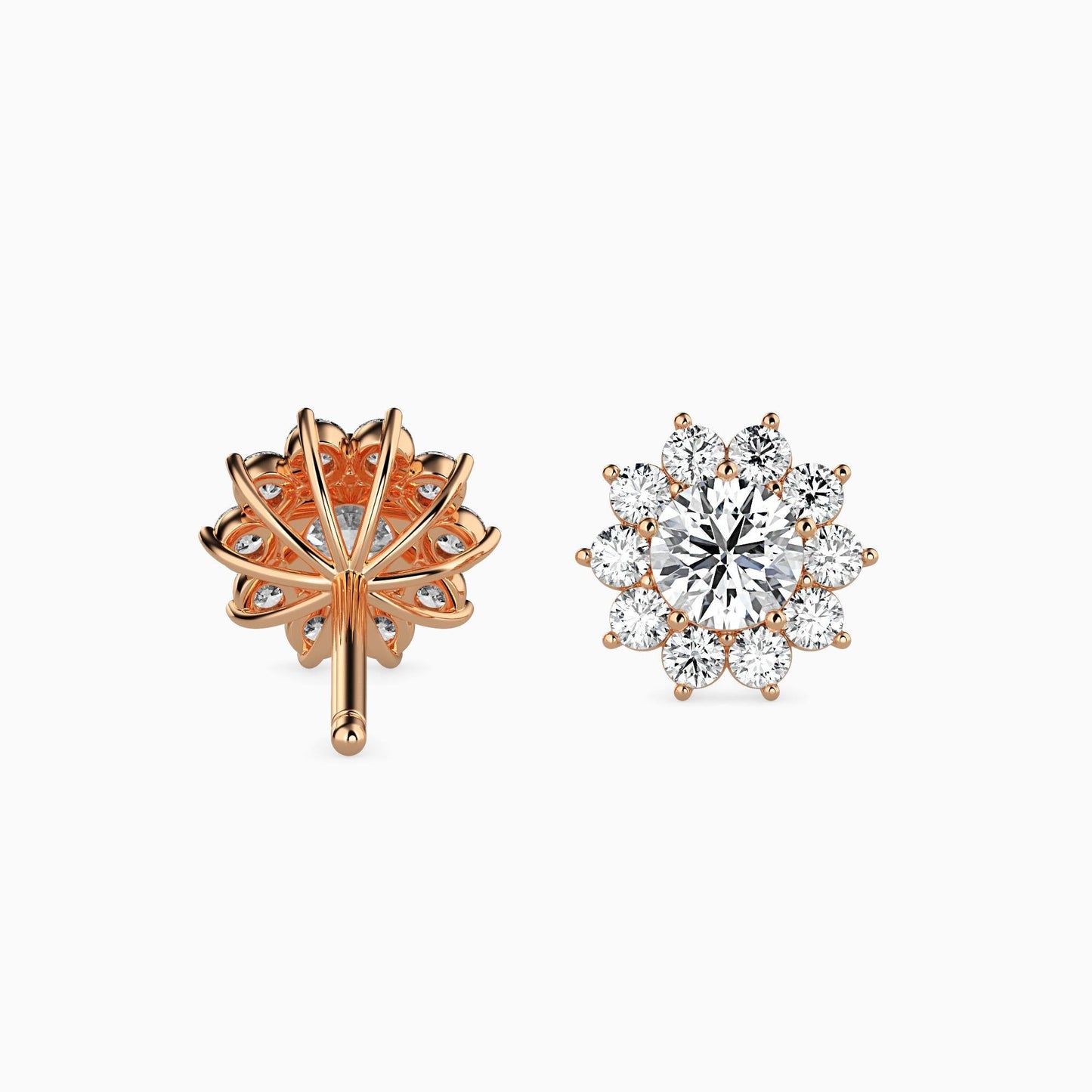 Starlit Garden Solitaire Earrings