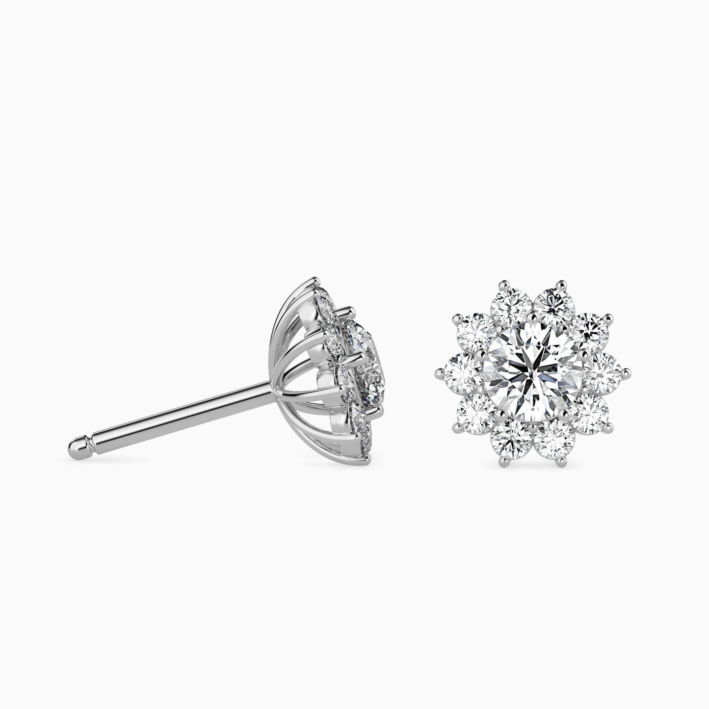 Starlit Garden Solitaire Earrings