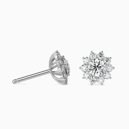 Starlit Garden Solitaire Earrings