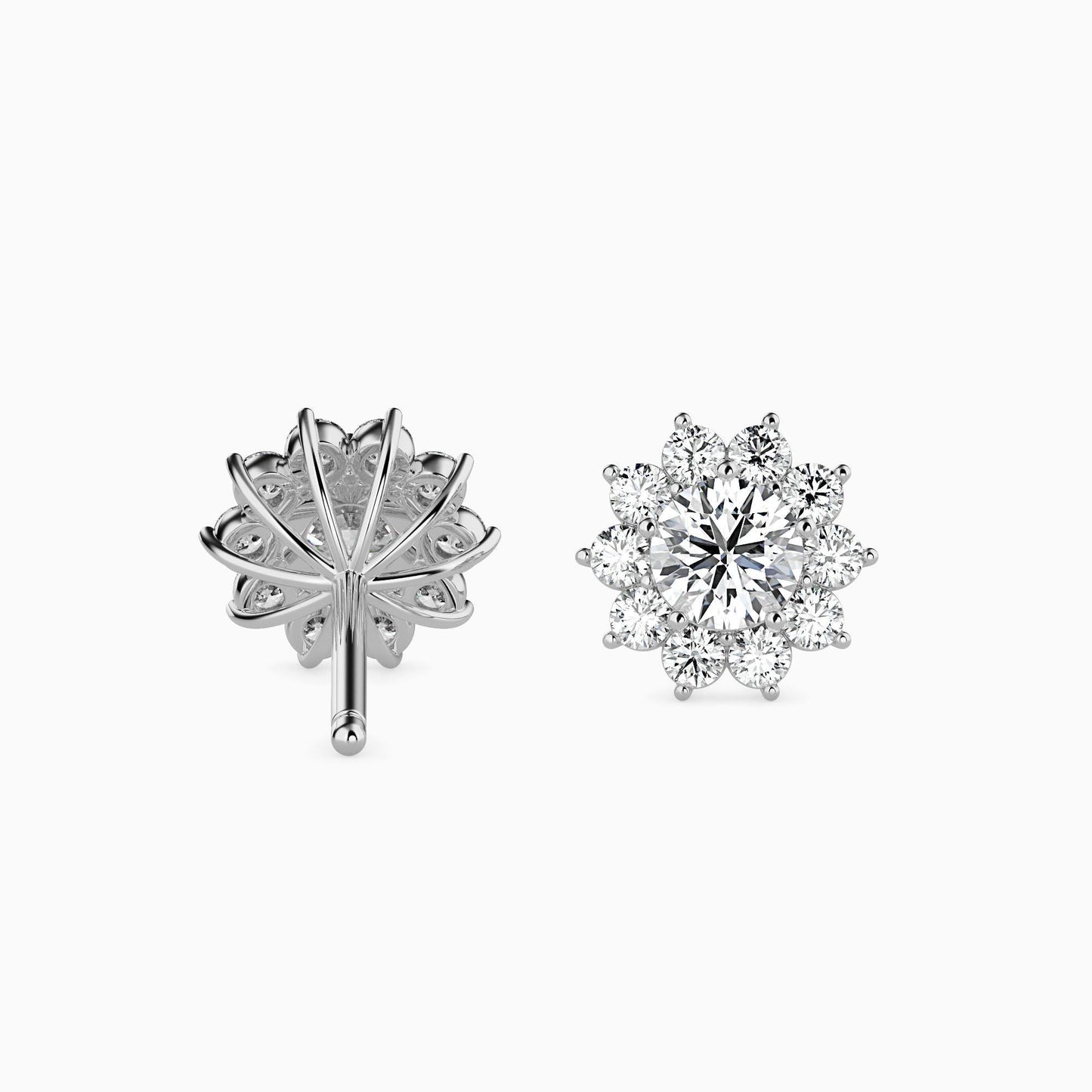 Starlit Garden Solitaire Earrings
