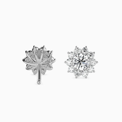 Starlit Garden Solitaire Earrings