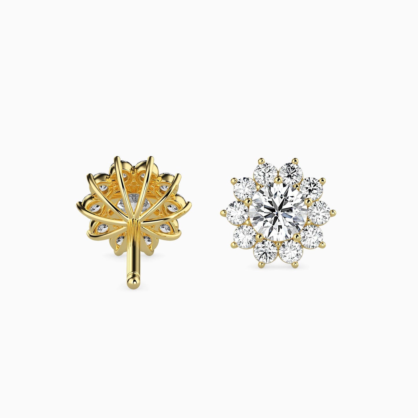 Starlit Garden Solitaire Earrings