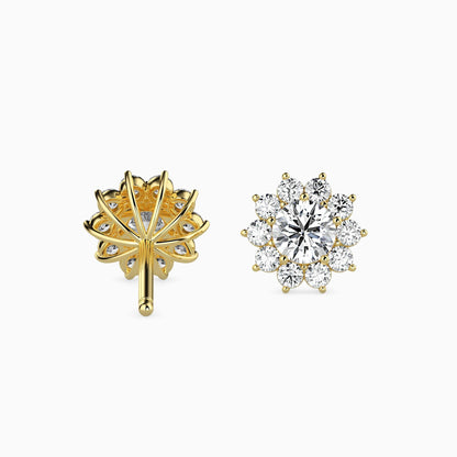 Starlit Garden Solitaire Earrings