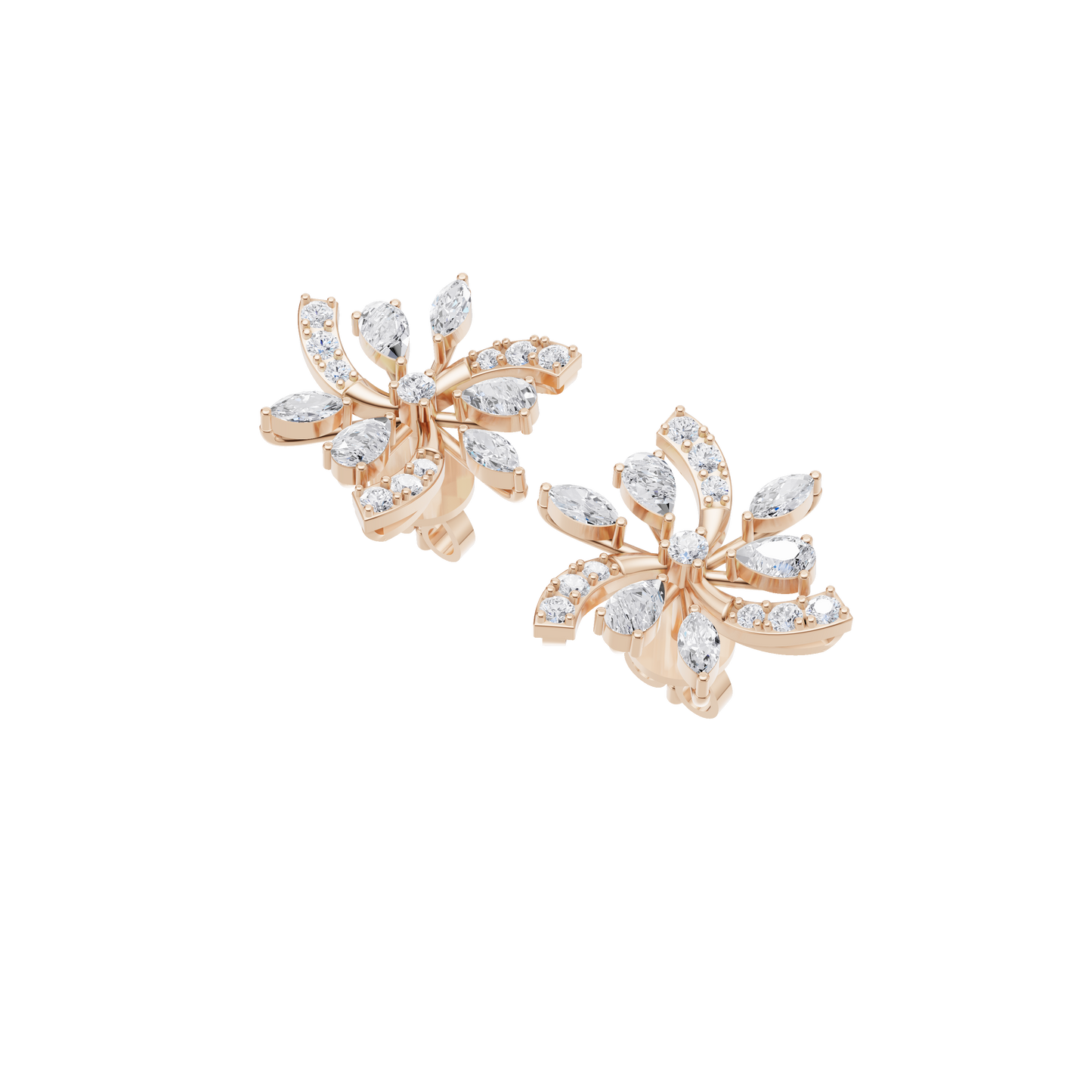 Etheral Prism Diamond Earrings