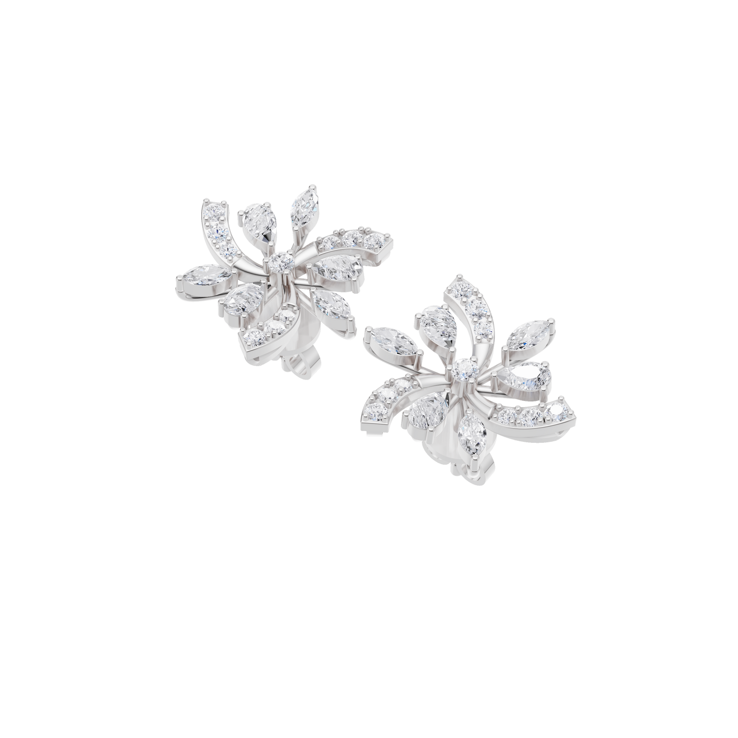 Etheral Prism Diamond Earrings