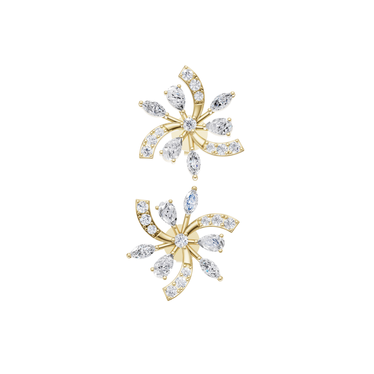 Etheral Prism Diamond Earrings
