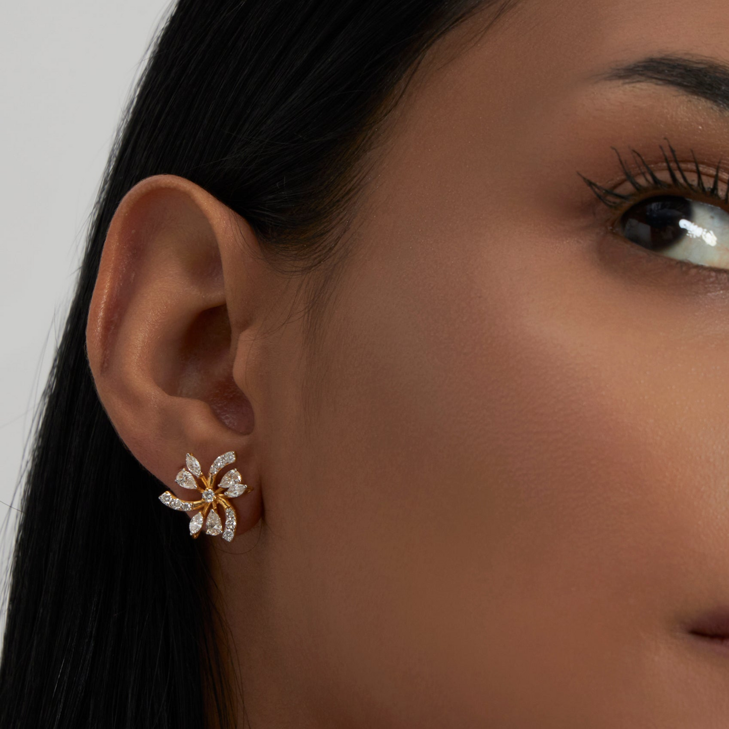 Etheral Prism Diamond Earrings
