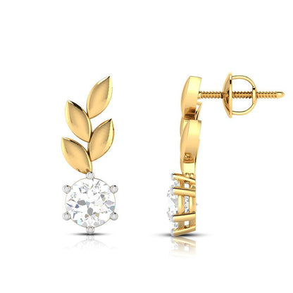 Forever Lusture Solitaire Diamond Earrings