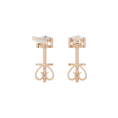 Solace Solitaire Diamond Earrings
