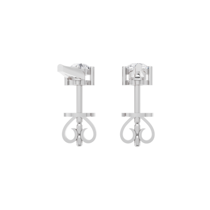 Solace Solitaire Diamond Earrings