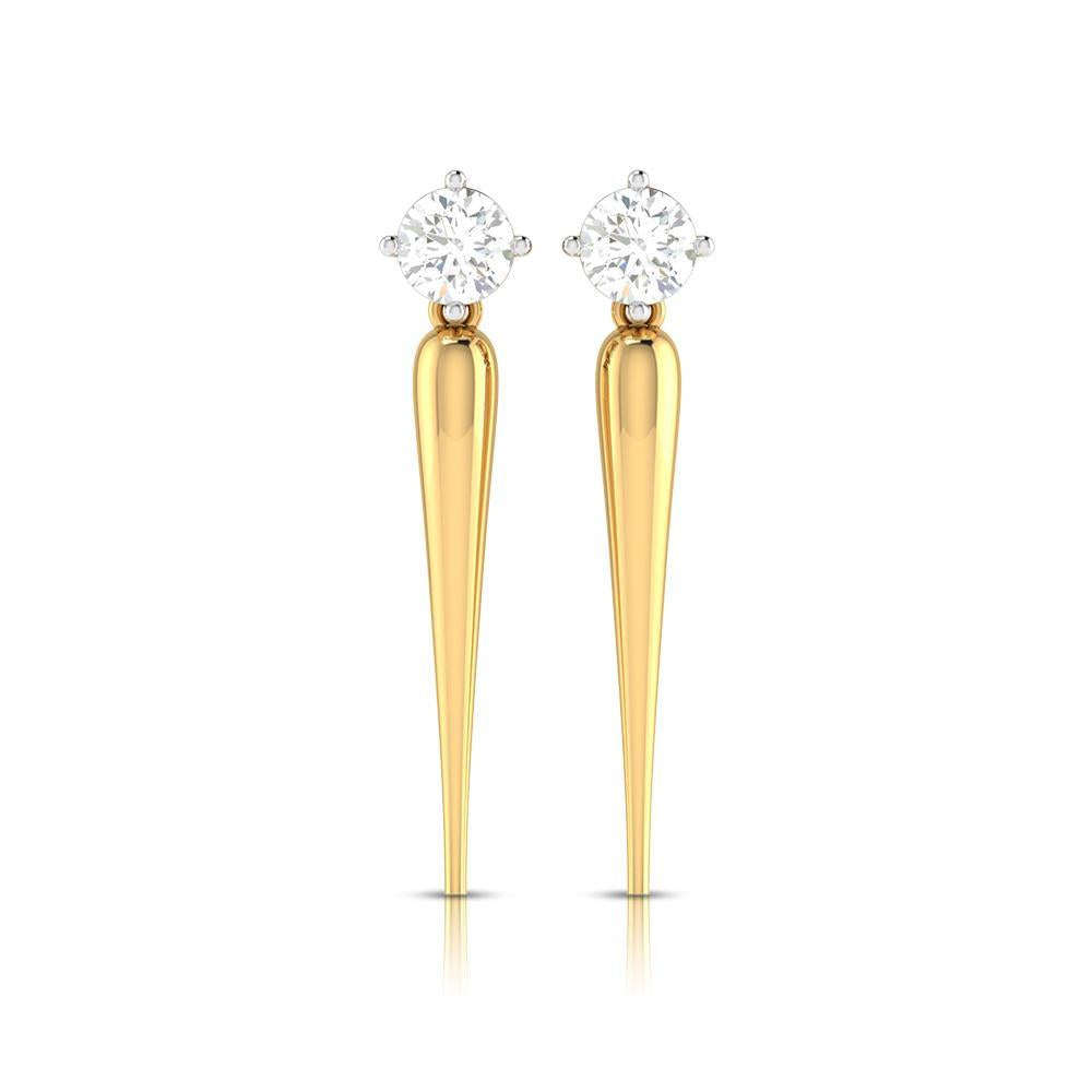 Solace Solitaire Diamond Earrings