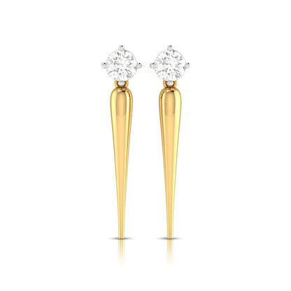 Solace Solitaire Diamond Earrings