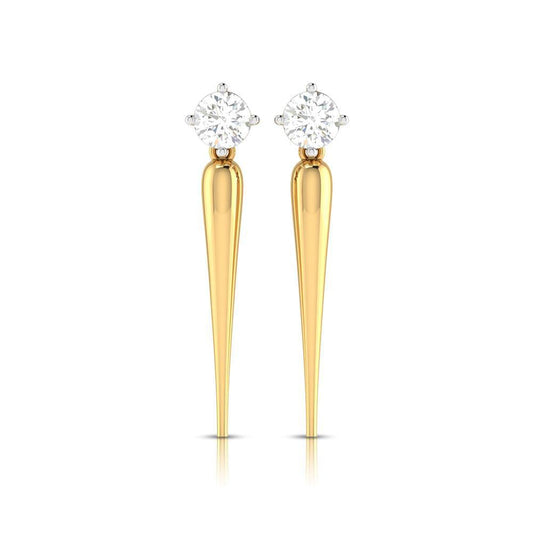 Solace Solitaire Diamond Earrings