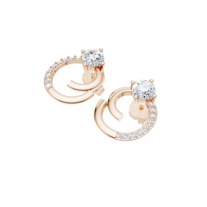 Boundless Radiance Solitaire Diamond Earrings