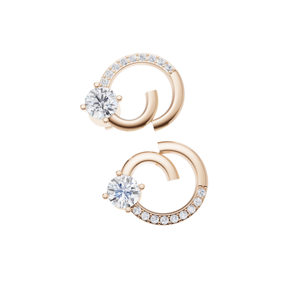 Boundless Radiance Solitaire Diamond Earrings