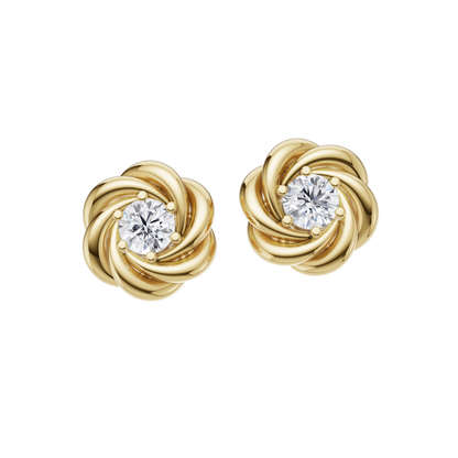 Blissful Bloom Diamond Earrings