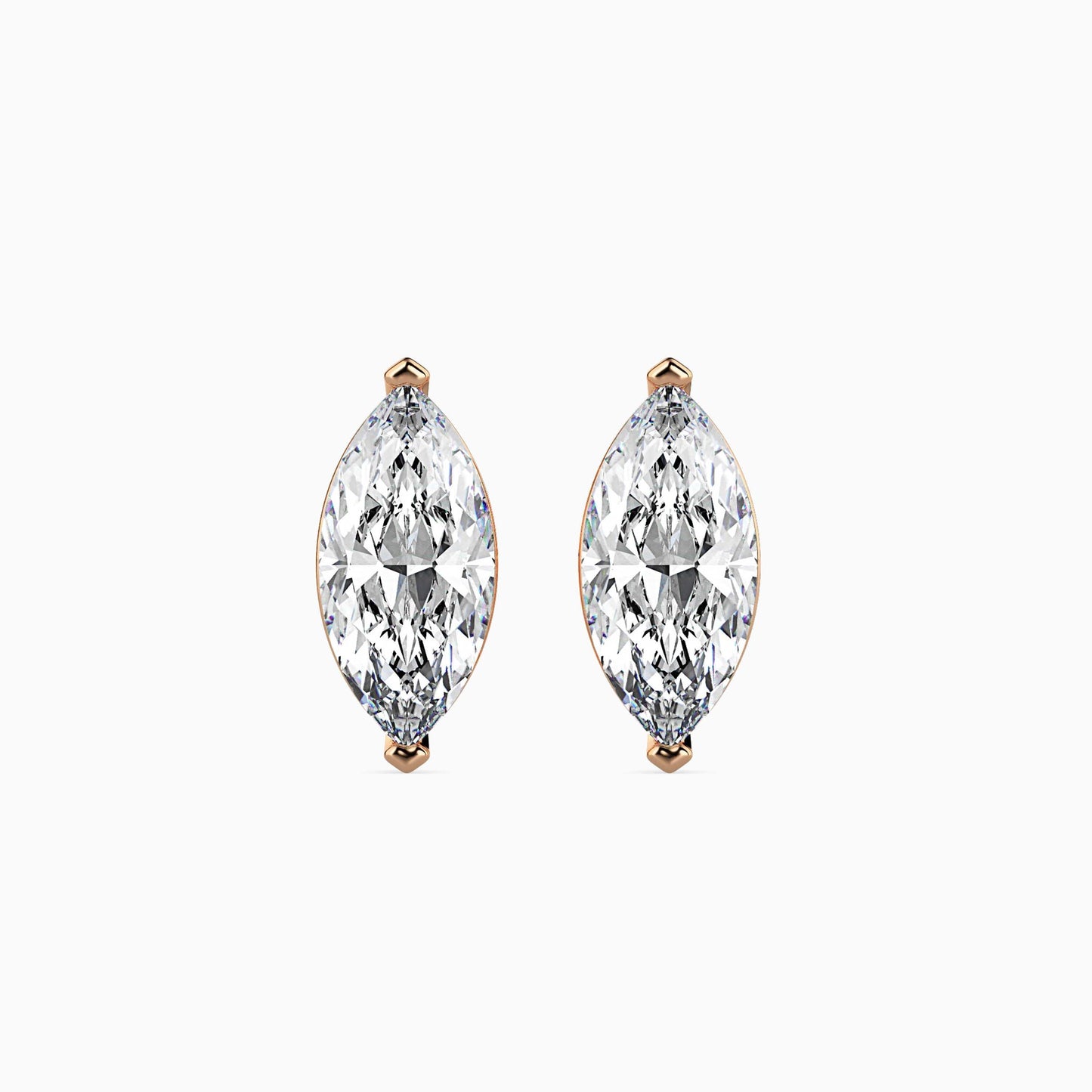 1.5 Carat Marquise Solitaire Studs