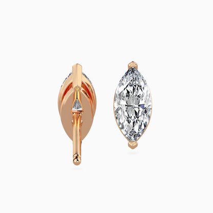 1.5 Carat Marquise Solitaire Studs