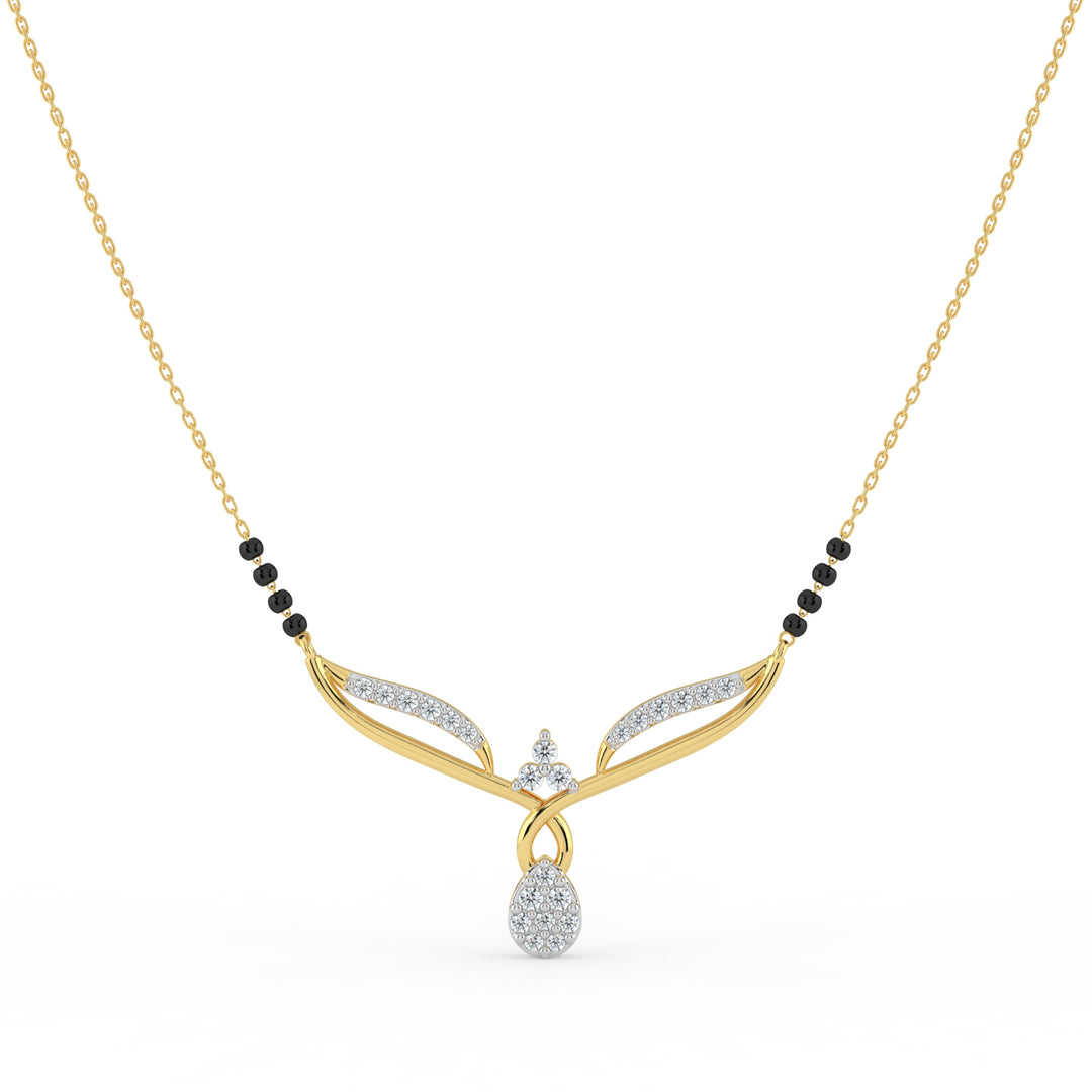 Regal Elegance Lab Diamond Mangalsutra