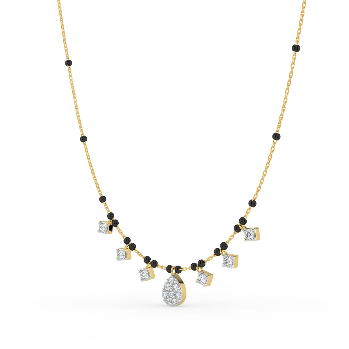 Amorette Lab Diamond Mangalsutra