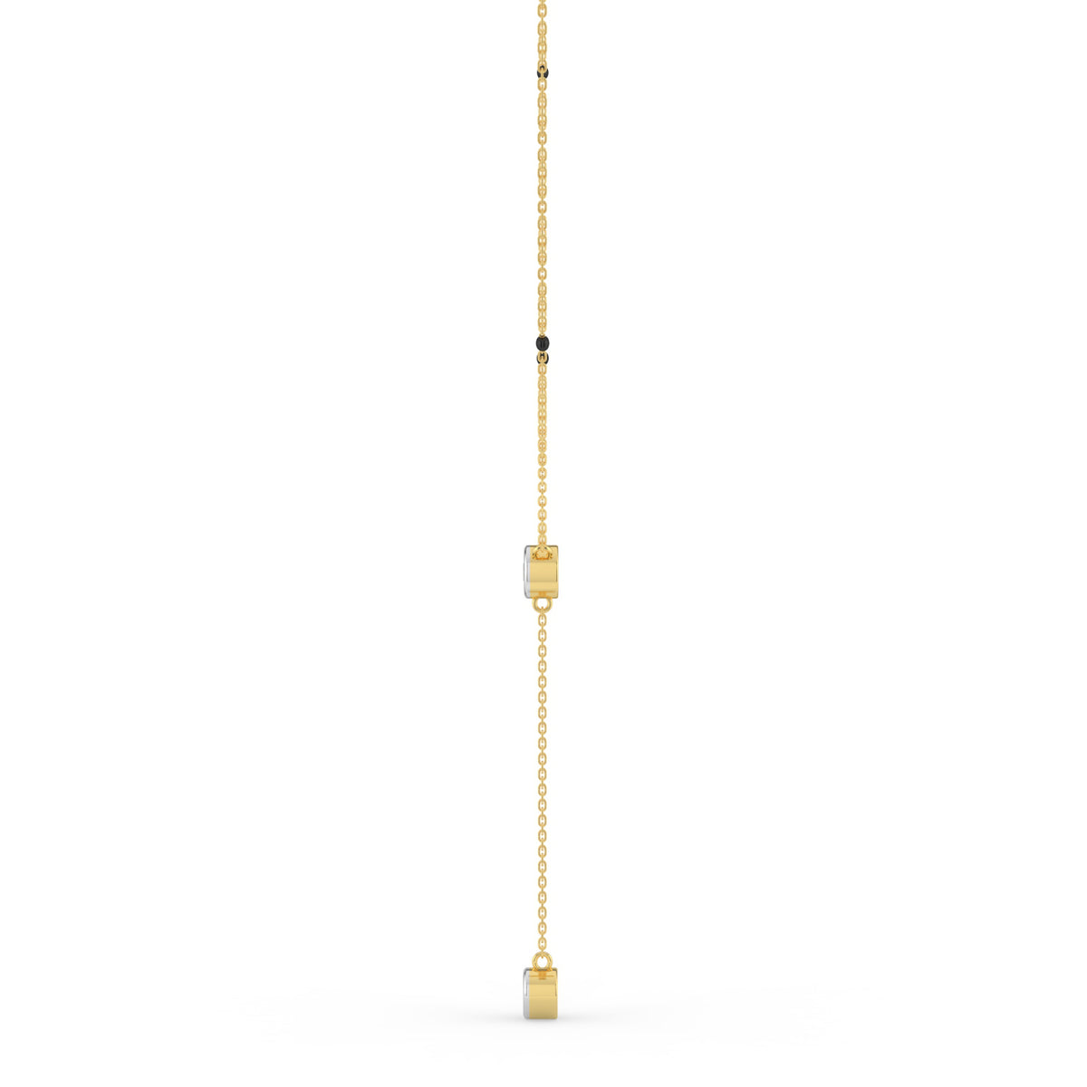 Classic Lariat Lab Diamond Mangalsutra