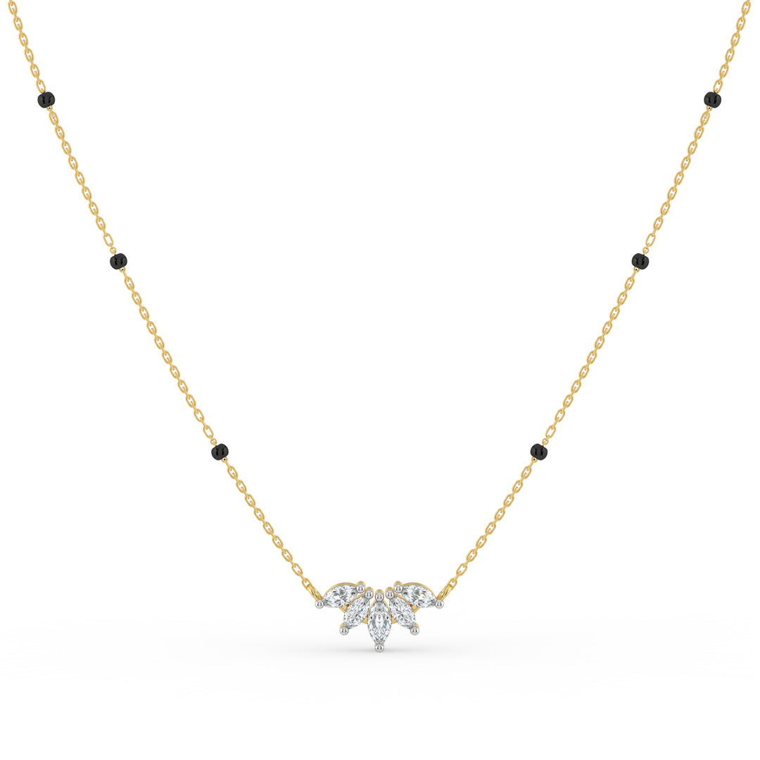 Marquise Elegance Lab Diamond Mangalsutra