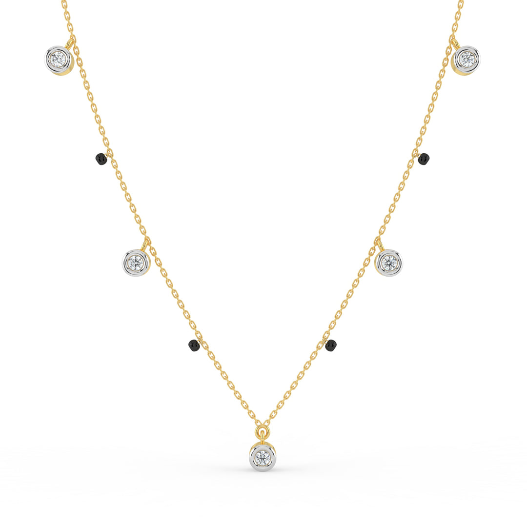 Dainty Drops Lab Diamond Mangalsutra
