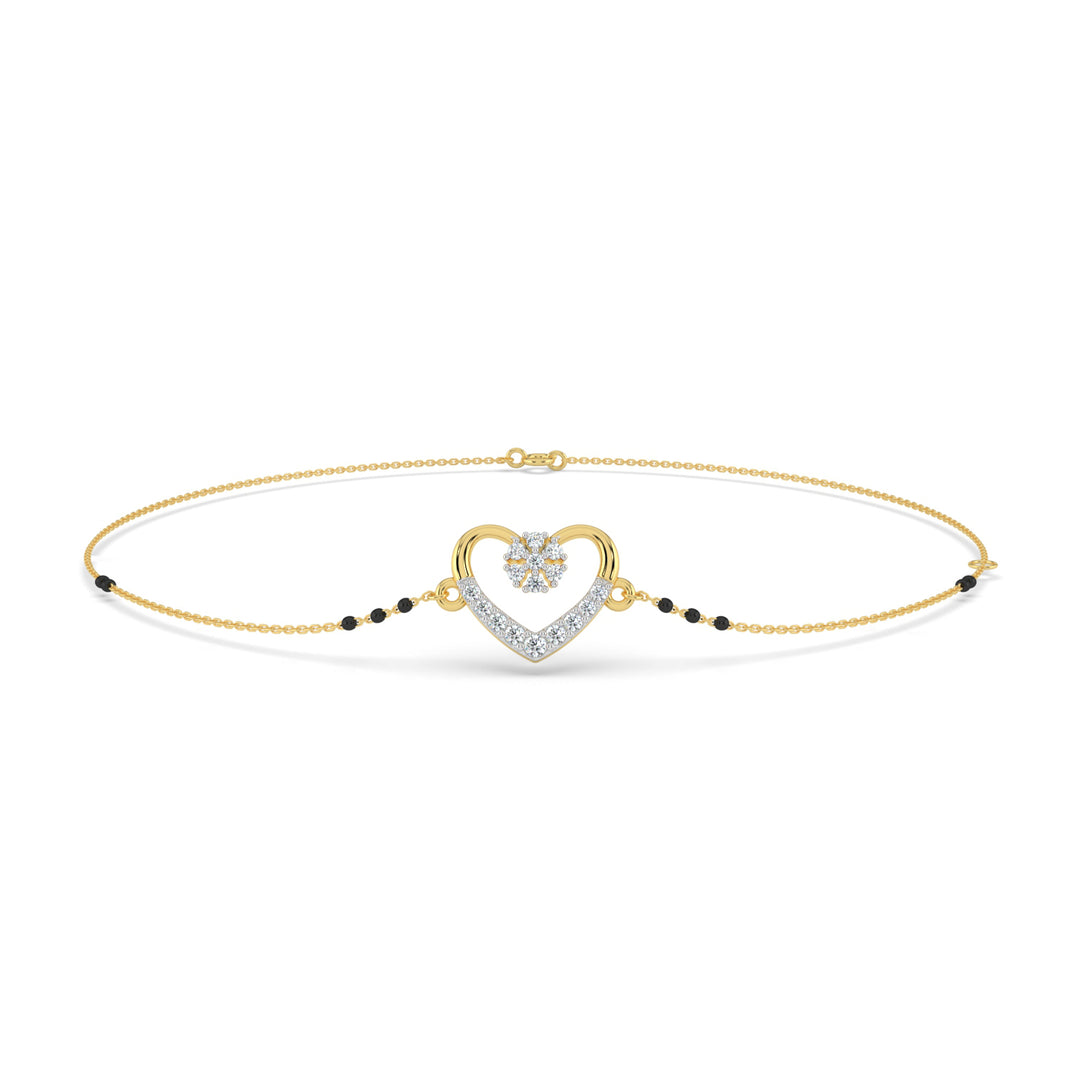 Amora Lab Diamond Mangalsutra Bracelet