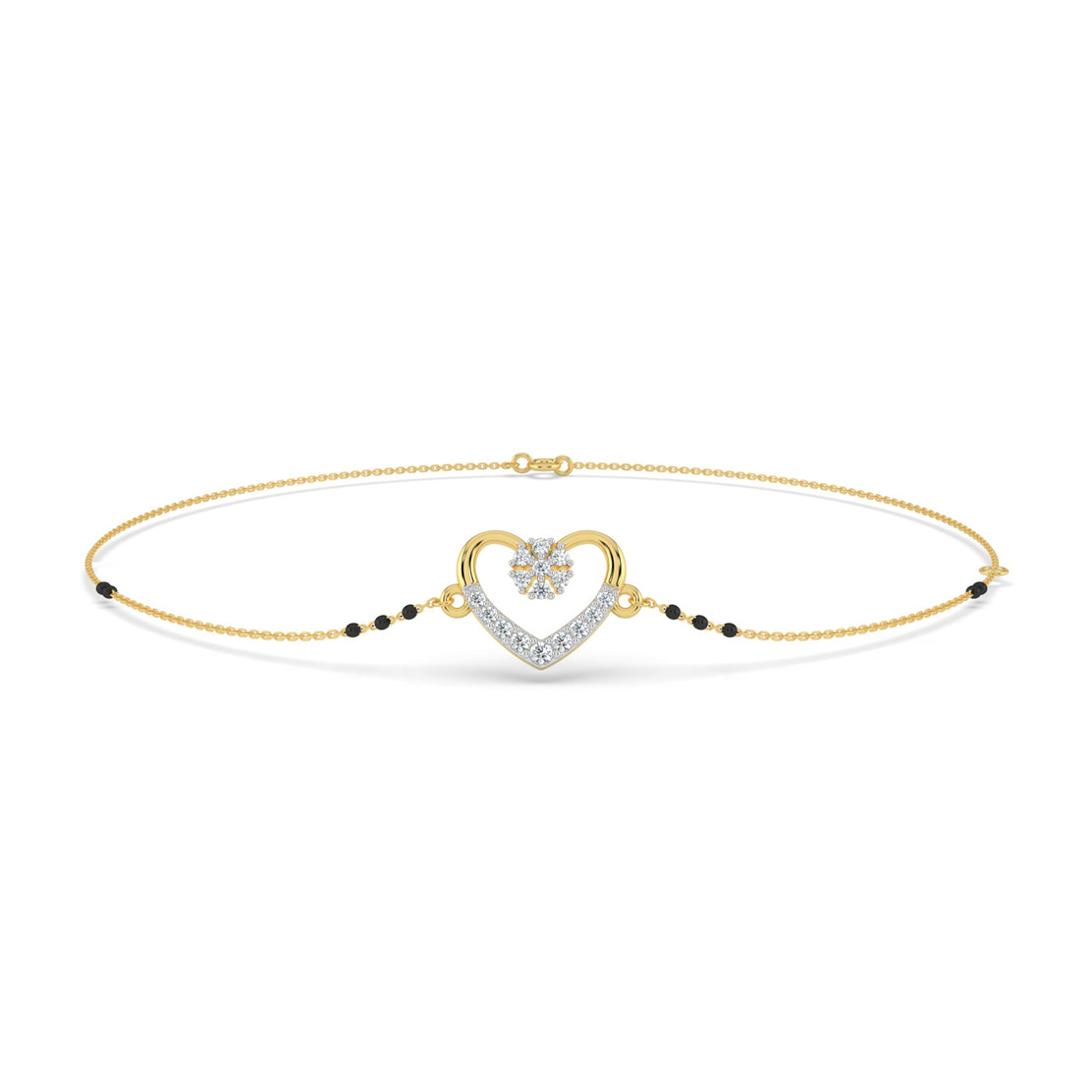 Amora Lab Diamond Mangalsutra Bracelet