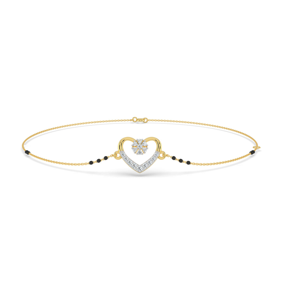 Amora Lab Diamond Mangalsutra Bracelet