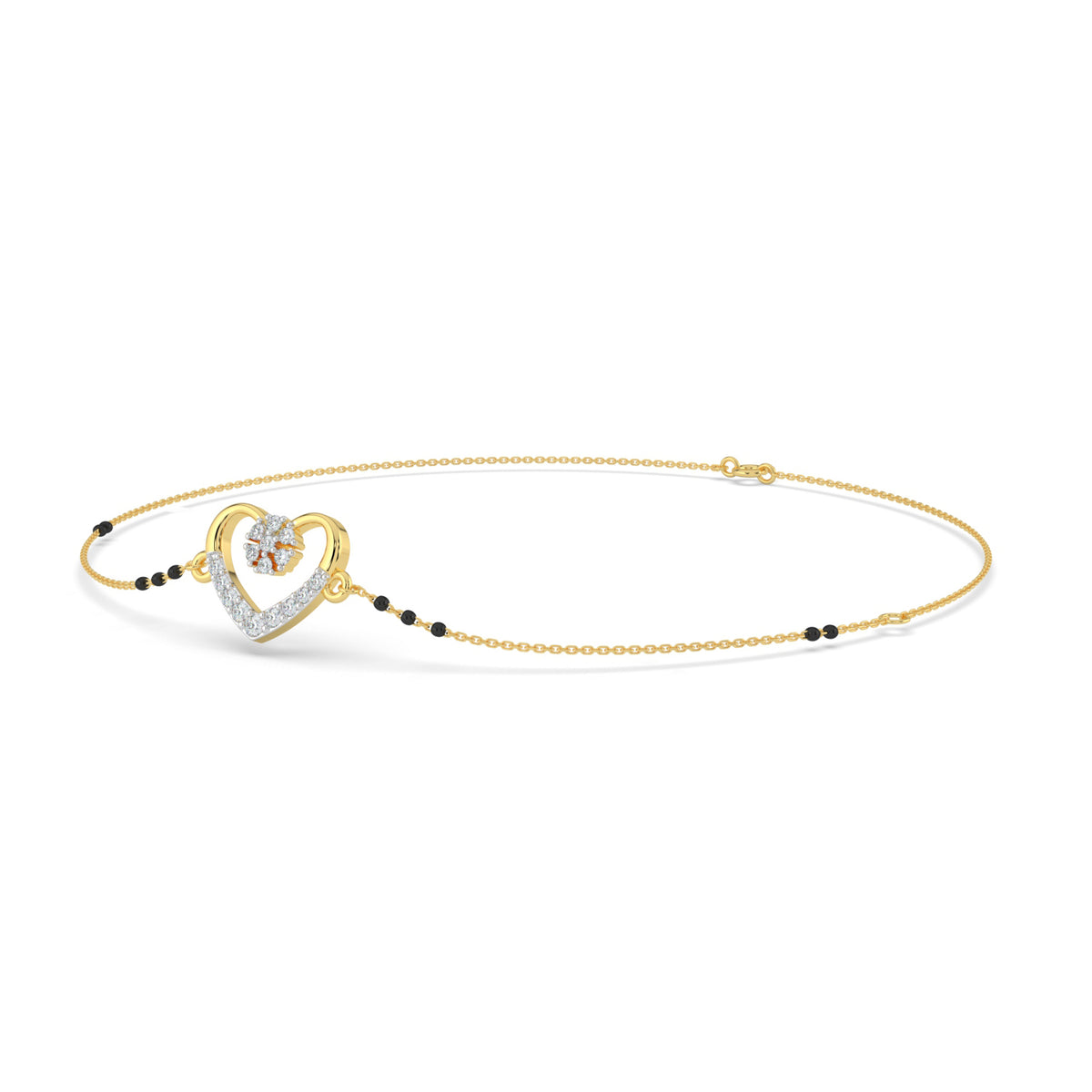 Amora Lab Diamond Mangalsutra Bracelet