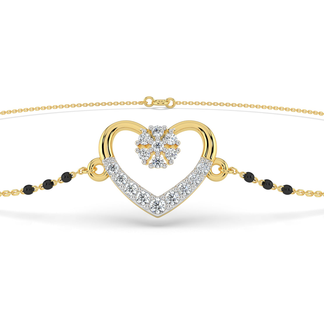 Amora Lab Diamond Mangalsutra Bracelet