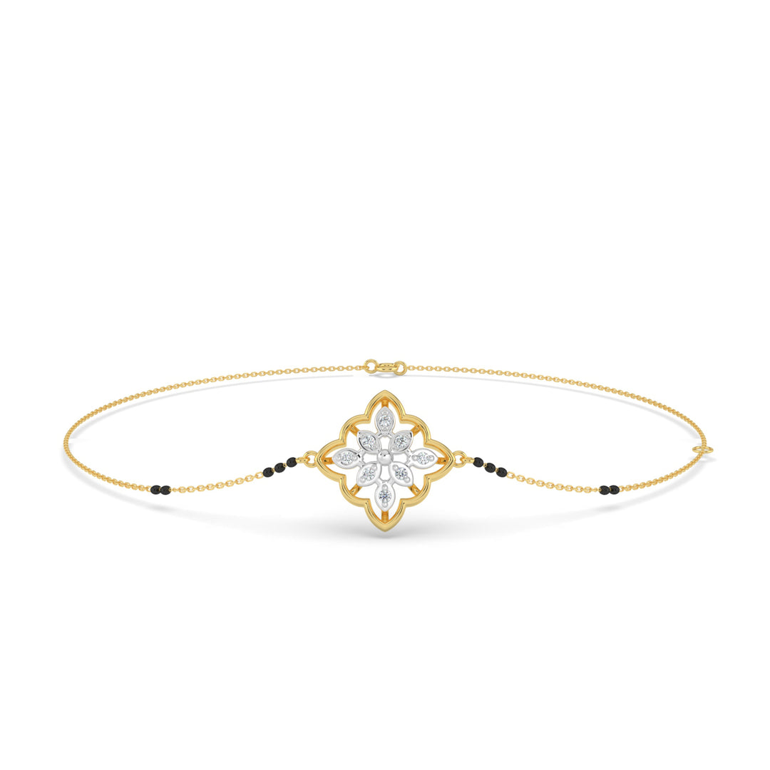 Blisse Lab Diamond Mangalsutra Bracelet